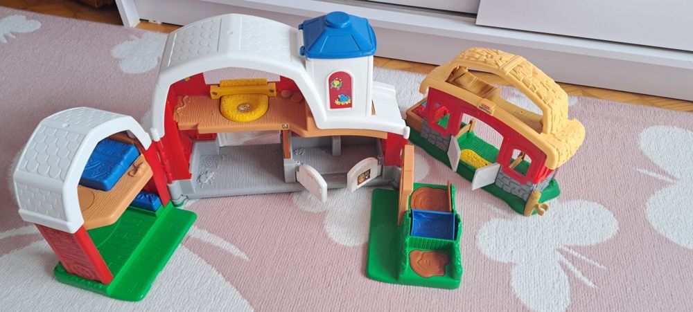 Fisher Price duża muzyczna farma że zwierzętami zagroda