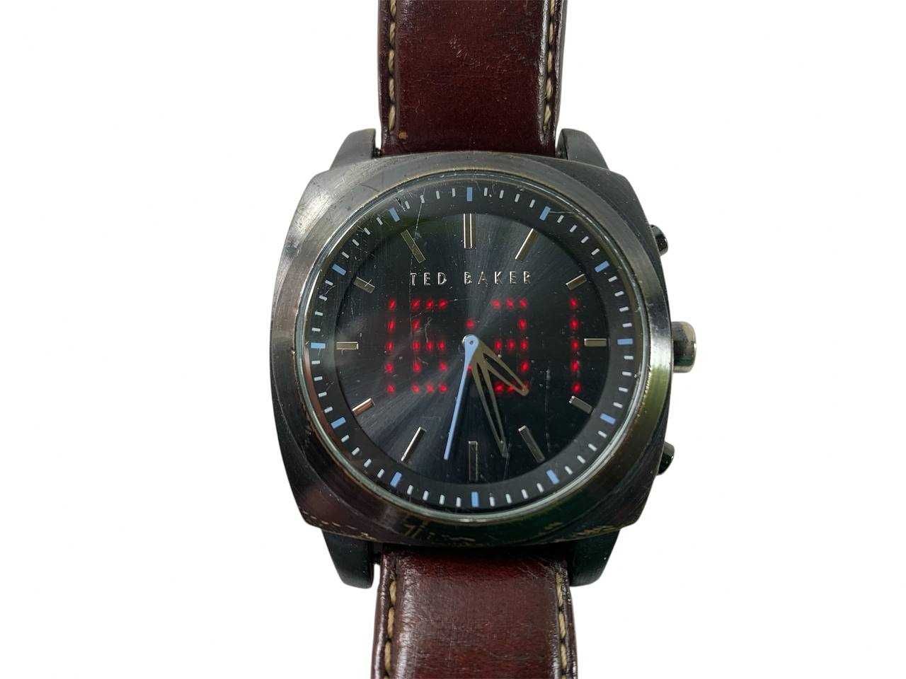 Zegarek męski Ted Baker TB2948R – analogowo-LED, pasek ze skóry