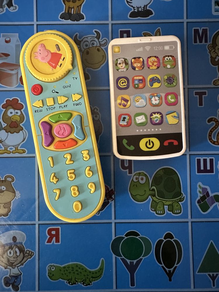 Розвиваючі іграшки пульт Пепа Pepa телефон ключи будинок ферма