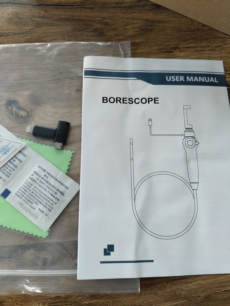 Borescope, kamera inspekcyjna, endoskop