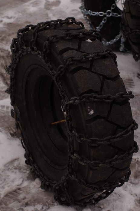 Цепи на погрузчик 7.00-12. Антибукс, антиснег, противоскольжения.