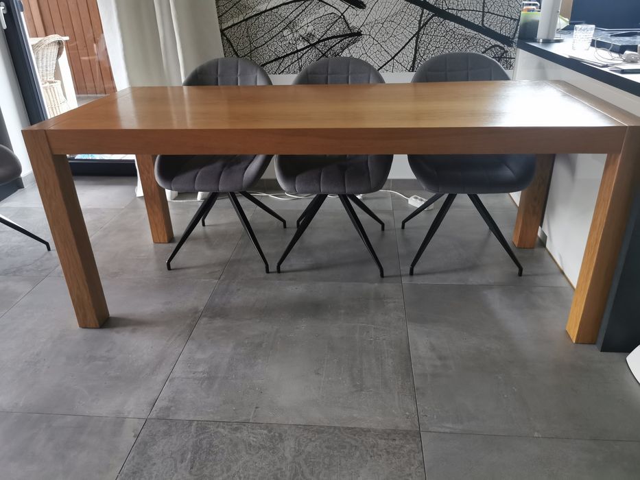 Stół drewniany fornirowany 190x80x76