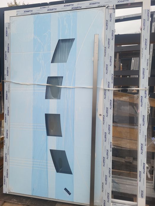 Drzwi Alu Panelowe nakładkowe z Fix