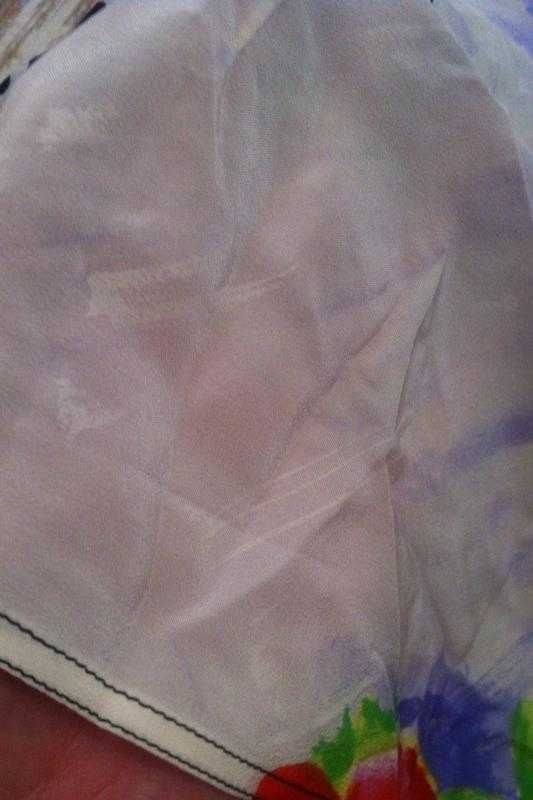 Невероятная тончайшая яркая цветная нарядная блуза gianni versace м,46