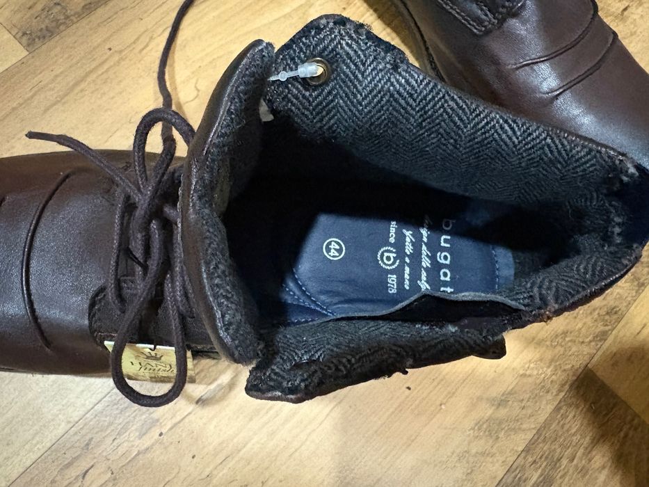 Ботинки-туфли Бугатти Bugatti Кожа