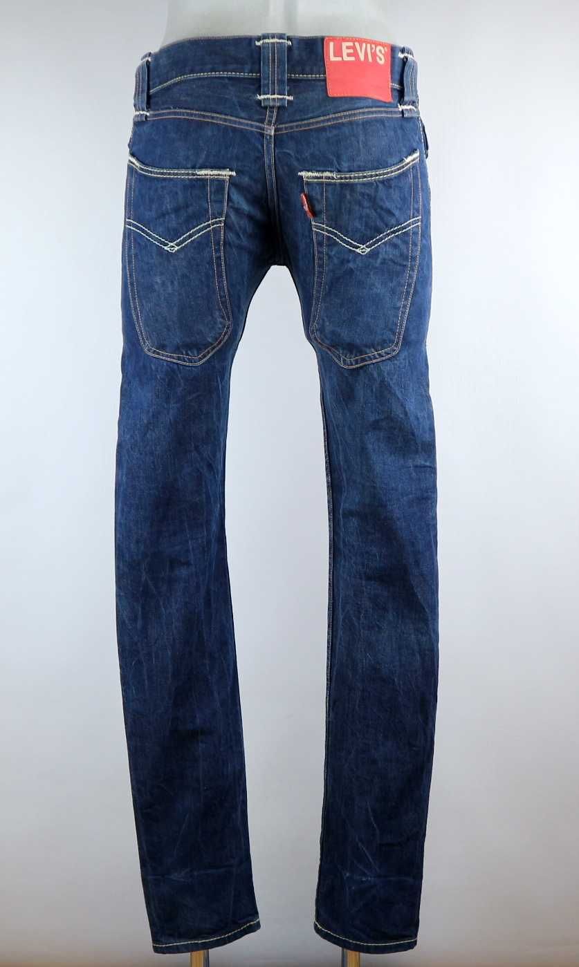 Levis 917 Skinny retro spodnie jeansy W28 L32 pas 2 x 41 cm