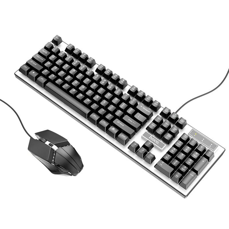 Игровая проводная клавиатура и мышка с RGB подсветкой Hoco GM18