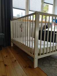 łóżeczko dziecięce Gulliver Ikea plus materac Sensillo