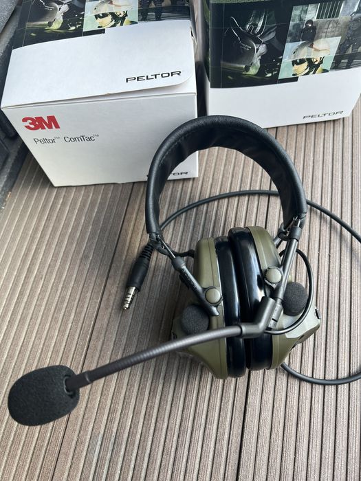 Військові‼️Peltor Comtac XPI з гарнітурою + кріплення Tegris карбон‼️