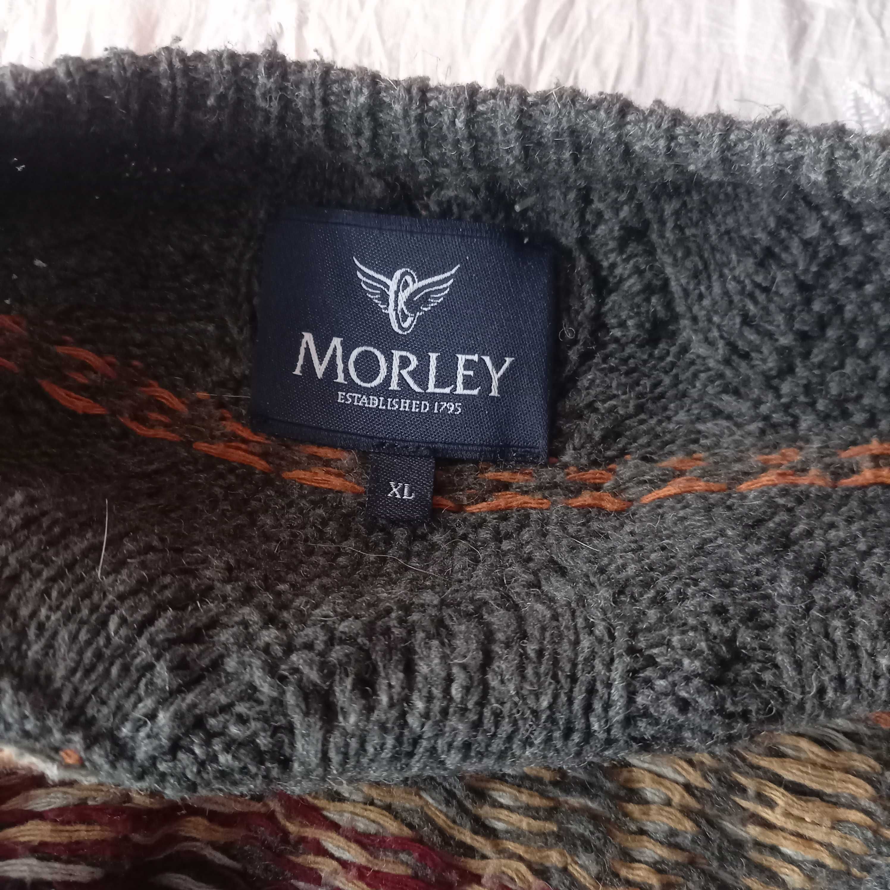 męski sweter gruby morley xl