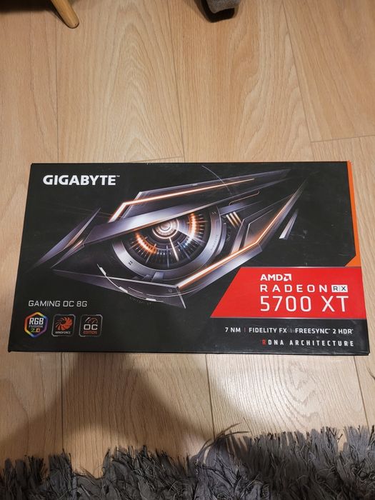 Radeon RX 5700 XT gigabyte gaming oc 8GB - 100% sprawna, pierwszy właś