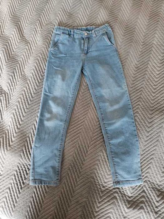 Leginsy jeansowe roz 122 dla dziewczynki