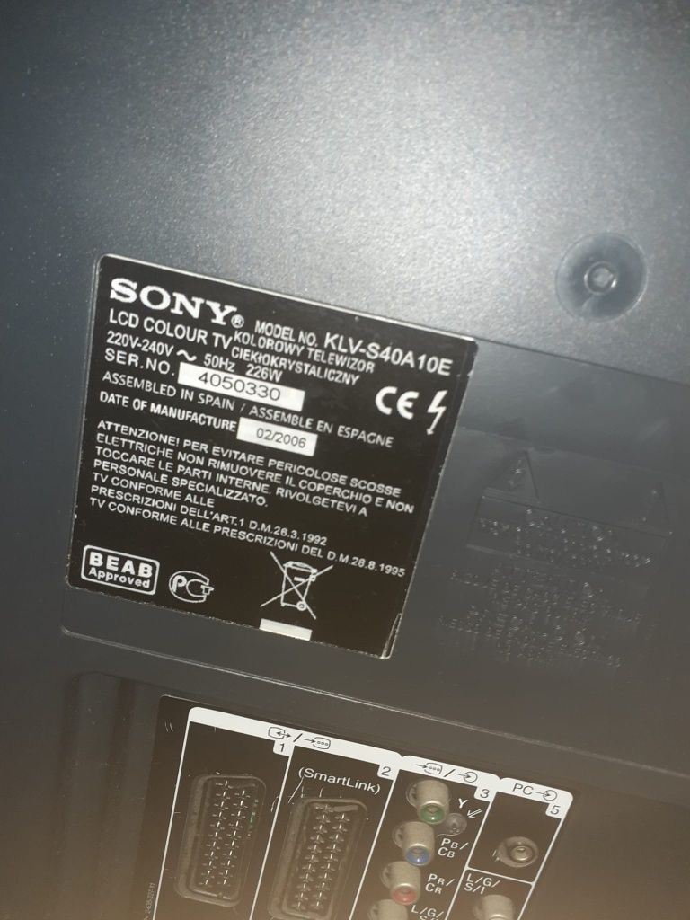 LCD Sony 44 polegadas