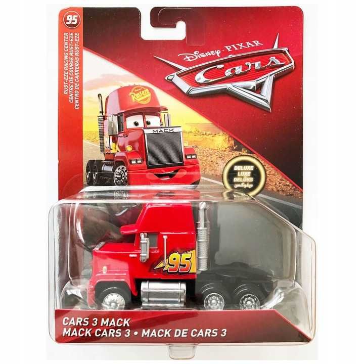 Mattel Cars Auta Deluxe Red Maniek Mac pojazd metalowy auto ciężarówka