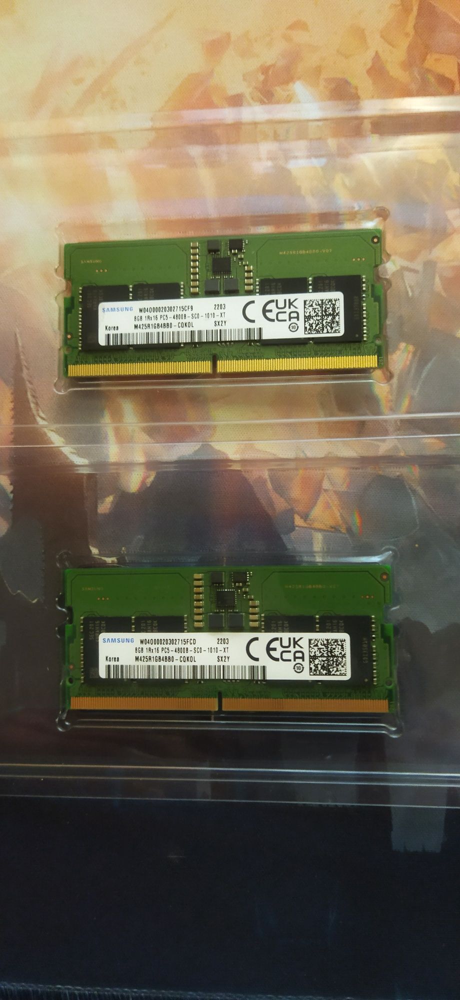 ОЗУ для ноутбука DDR5 Samsung 16gb. 2x8