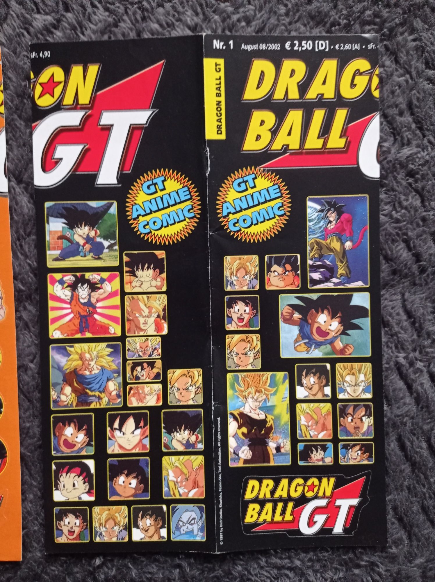 Naklejki z magazynu Carlsen Comics Dragon Ball