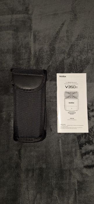 Flash Godox TTL V350 para Canon + bateria extra