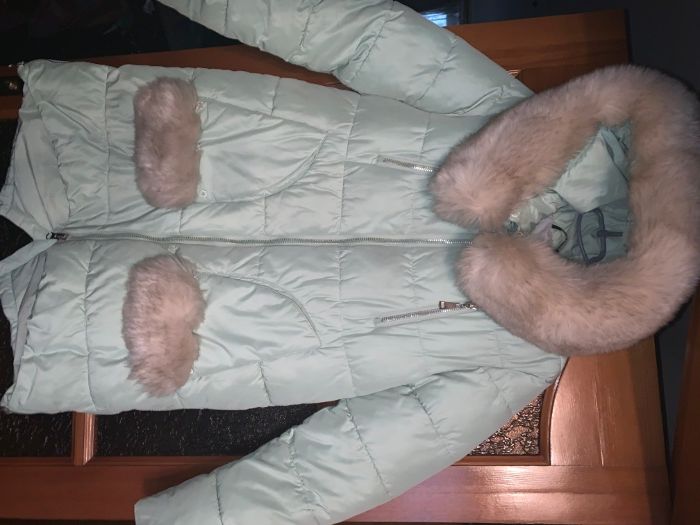 Пальто пуховик на девочку