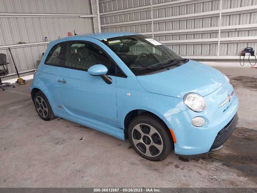 2017 FIAT 500E.. В ПУТИ