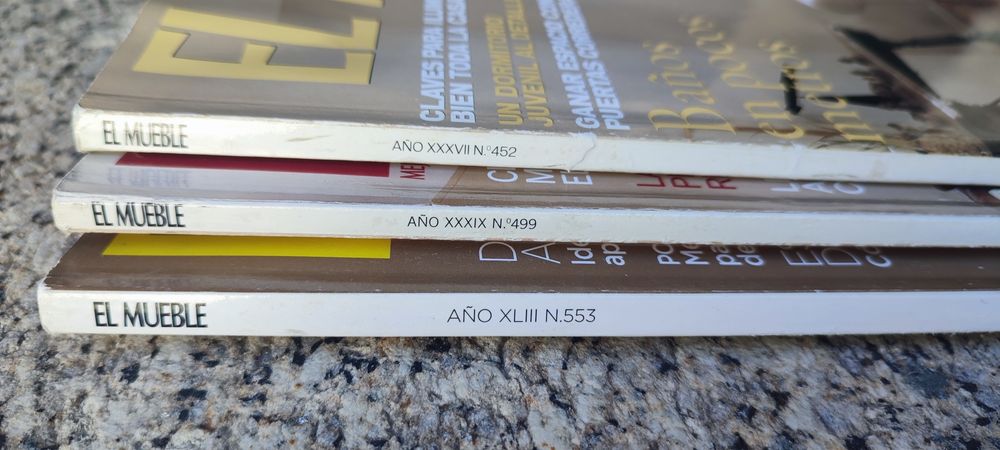 Pack 3 revistas " EL MUEBLE"