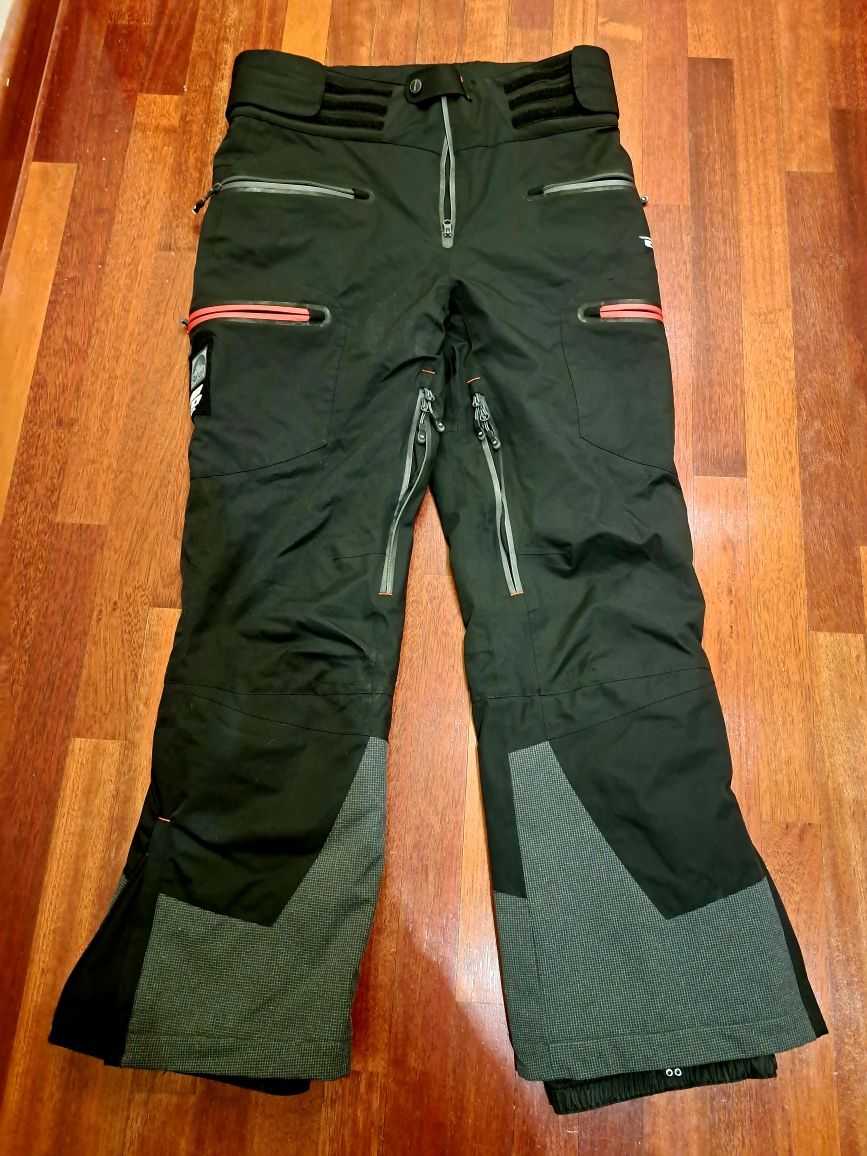 Czarne spodnie narciarskie Rehall Andez-R