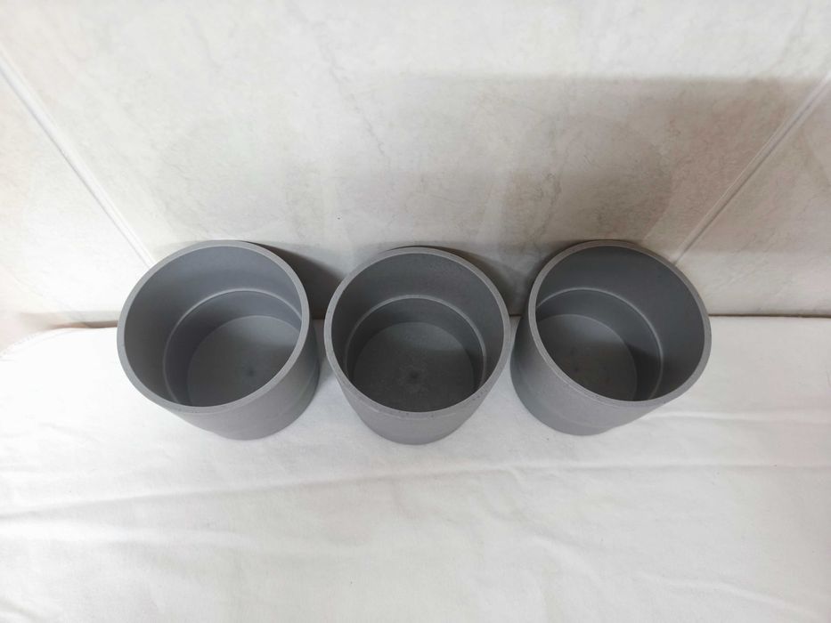 3 vasos pequenos cinzentos - IKEA