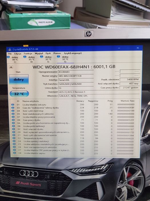 Dysk twardy Western Digital 6TB WD60EFAX  WD Eed