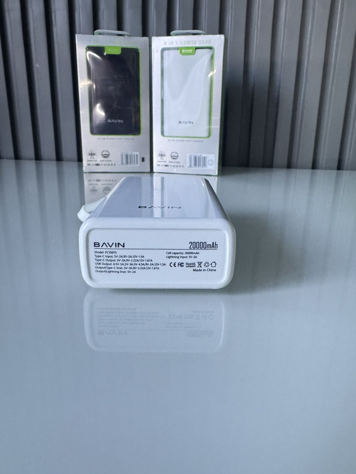 Power Bank BAVIN PC 1097S 20000mah 22.5w+PD20w(Повер Банк Бавин)