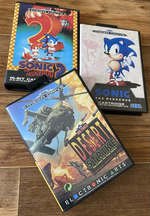 Sega Mega Drive (Genesis): Sonic, Mortal Kombat, Aladdin,Earthworm Jim