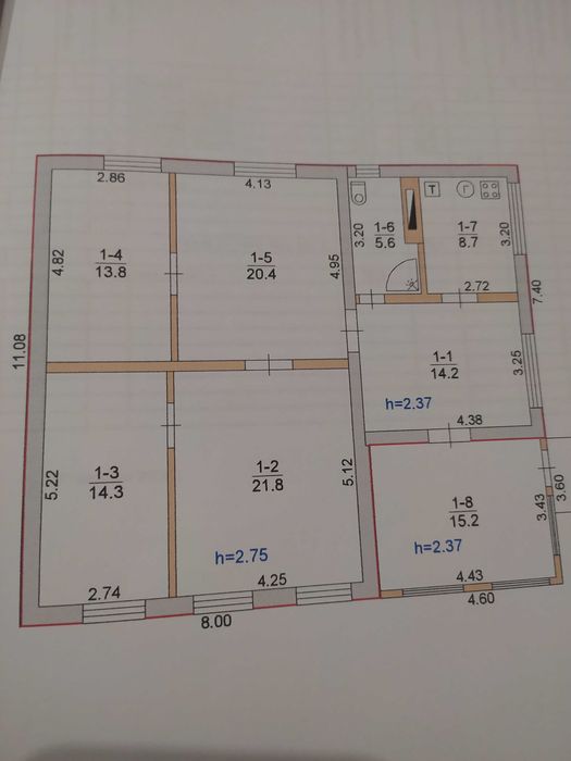 Будинок зі зручностями для великої родини