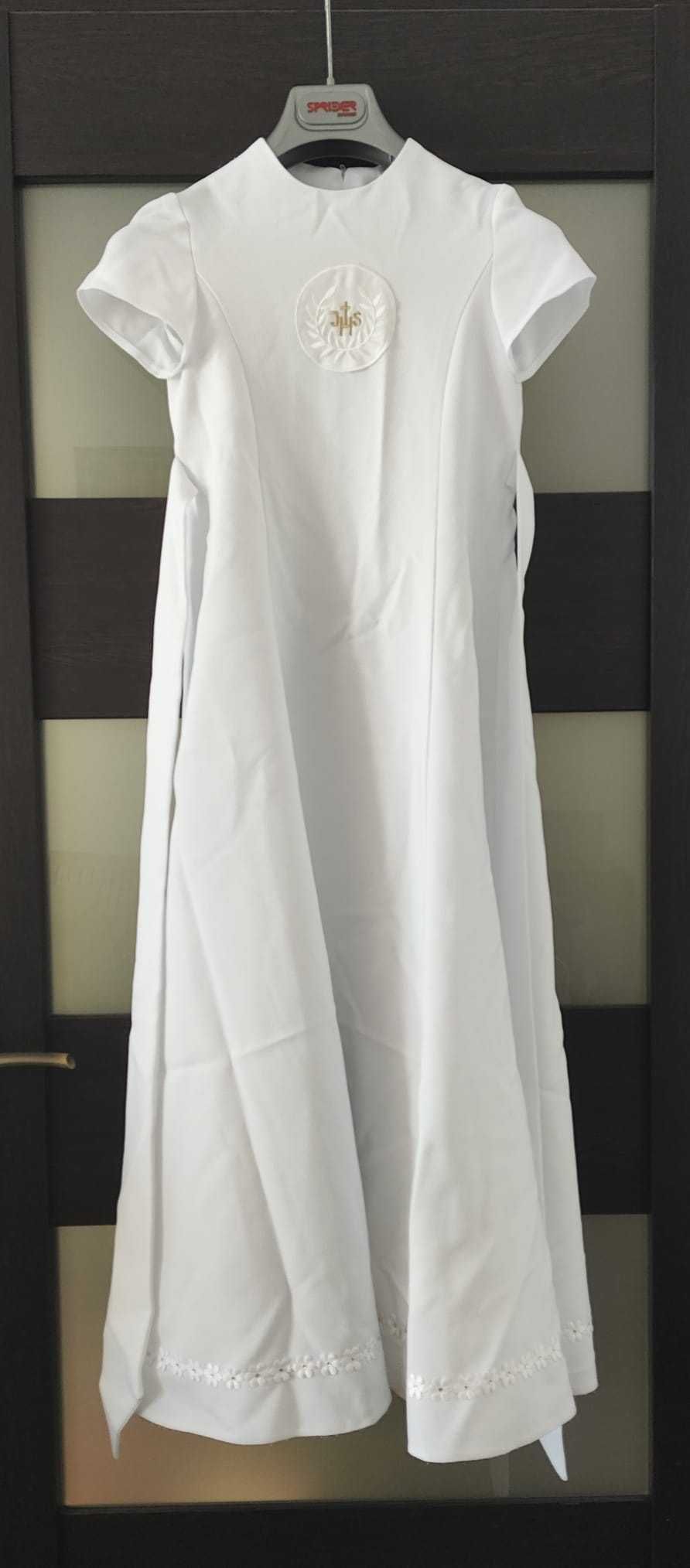 Sukienka komunijna + bolerko + torebka / dł. 110 cm