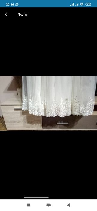 Сукня урочиста з фатіном