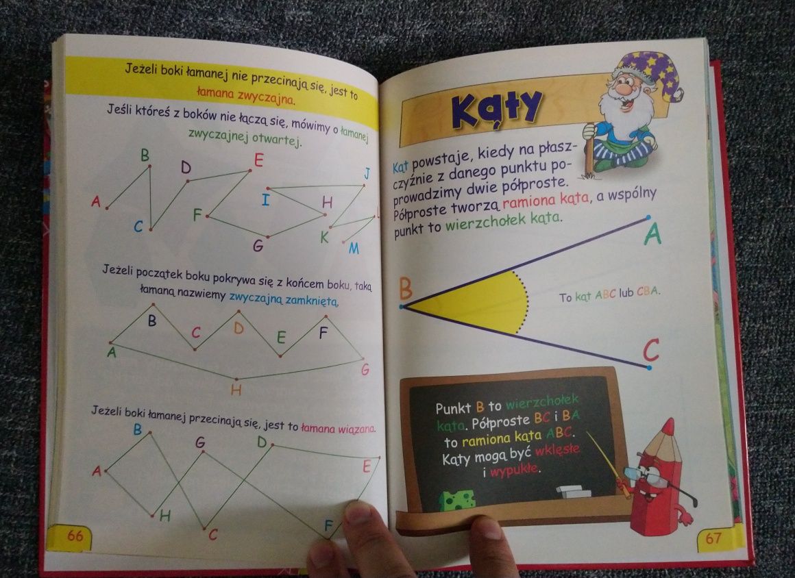 Ilustrowany słownik matematyczny dla dzieci.