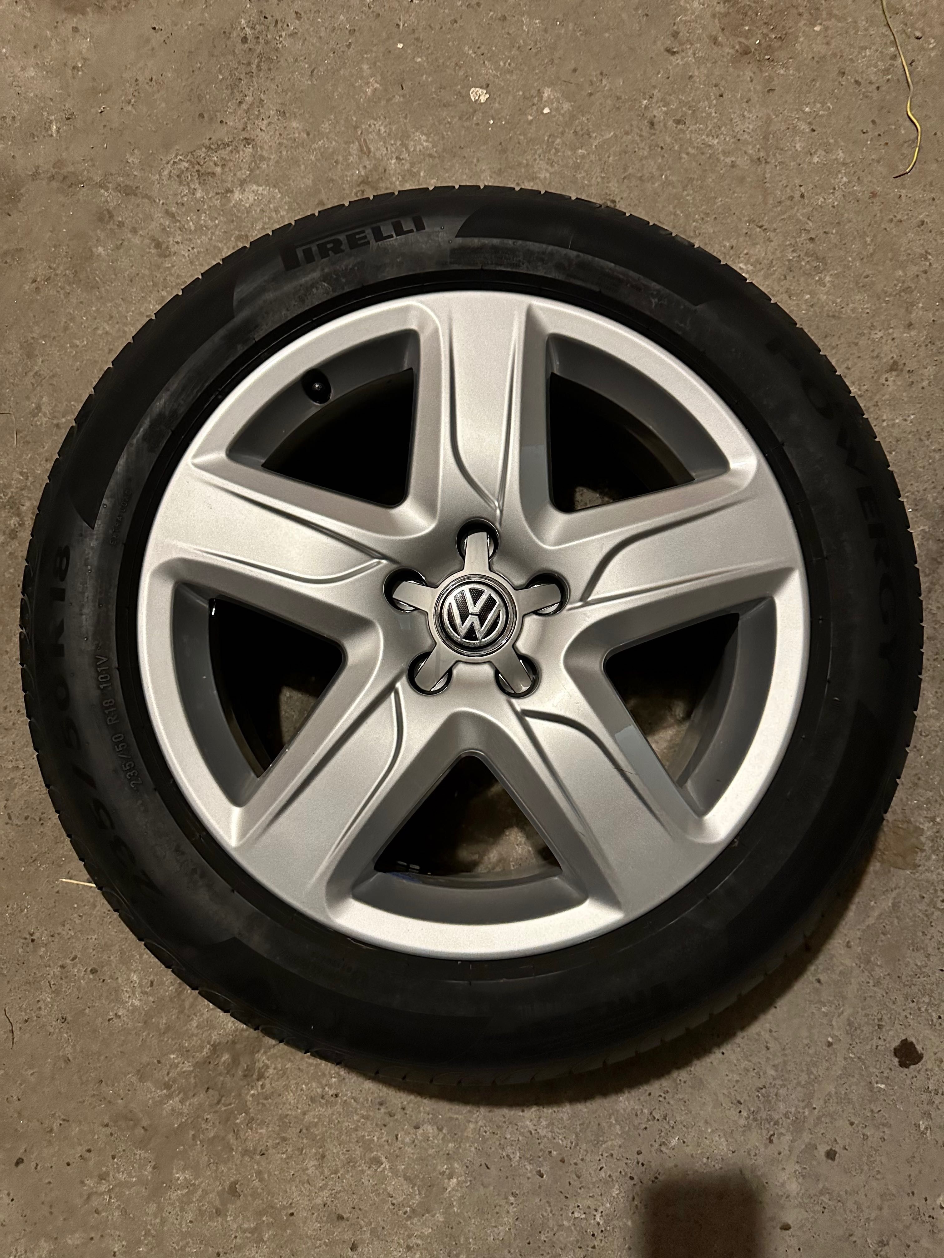 Koła Alufelgi 18" 5x112 Volkswagen AUDI Skoda Seat Pirelli 235 50 R18