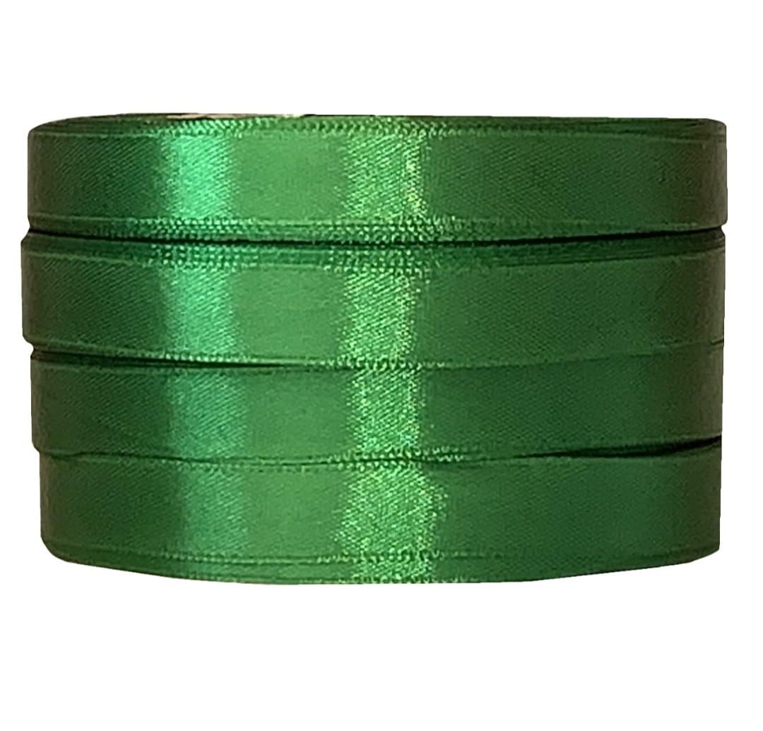 Tasiemka satynowa 38 mm Intens. Zieleń 8087 (32mb)