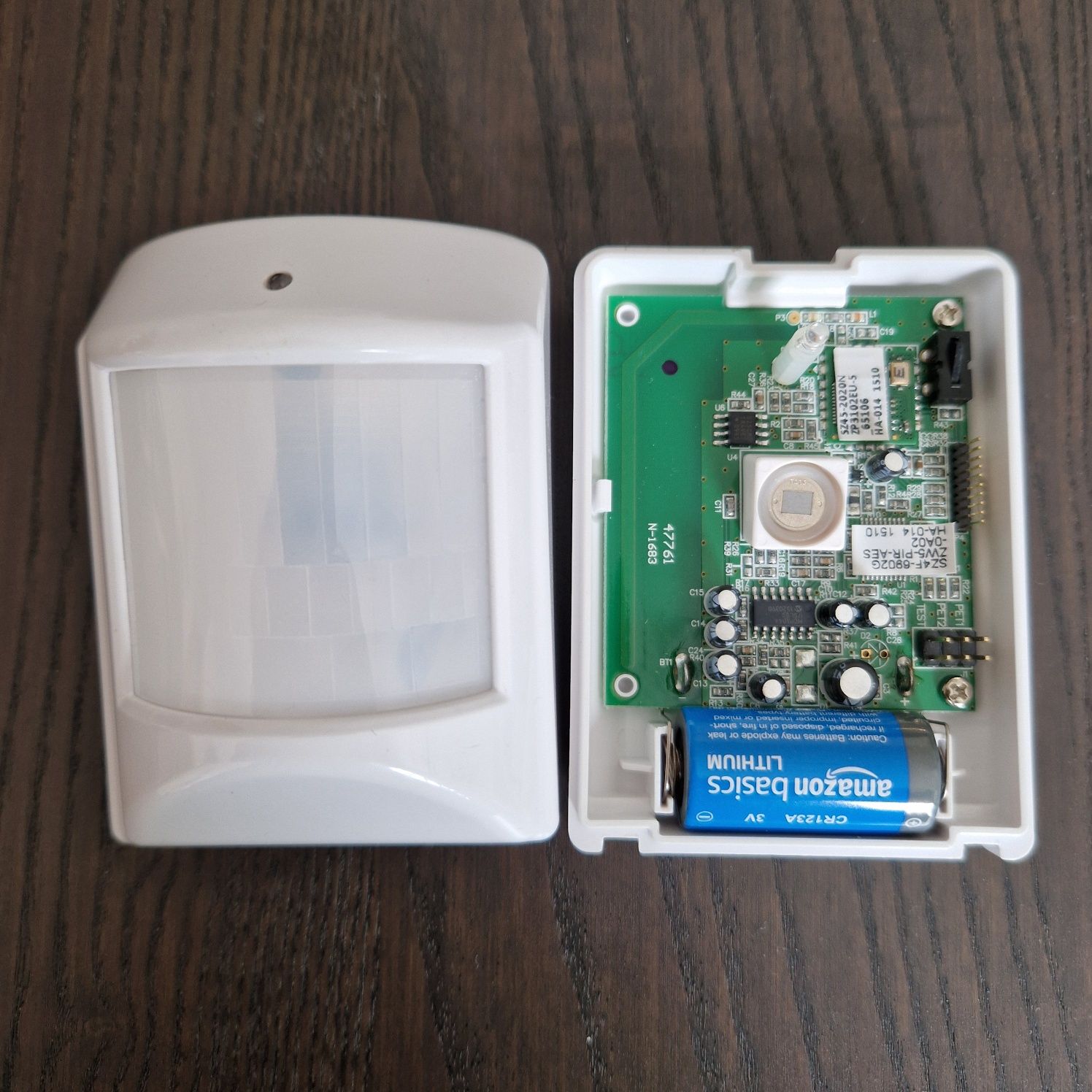 Sensor de temperatura e humidade z-wave Domótica