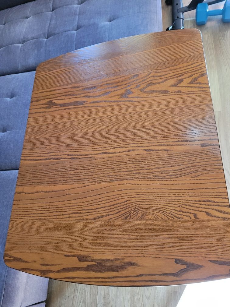 Zestaw Stół i 2 krzesła Imperor BRW orzech lite drewno  klasyczne