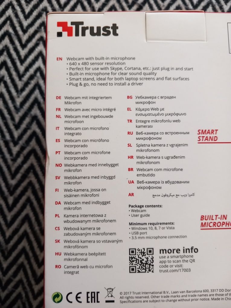 Kamerka internetowa z mikrofonem