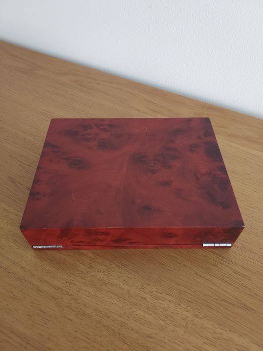 Caixa de madeira com Sommelier Orient Express