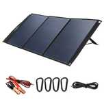 Солнечная панель зарядка батарея 150W 5-24V/3-8A 2USB DC 5,1 мм Tipe-C