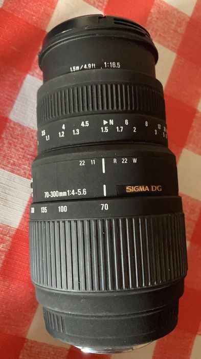 Sony AX350 + Lente Sigma DG 70/300 Macro