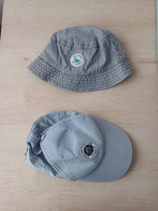 Zestaw czapek na lato H&M r. 110/116/128