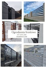 Budowa ogrodzeń. Ogrodzenia z bloczków, Joniec, bramy oraz balustrady