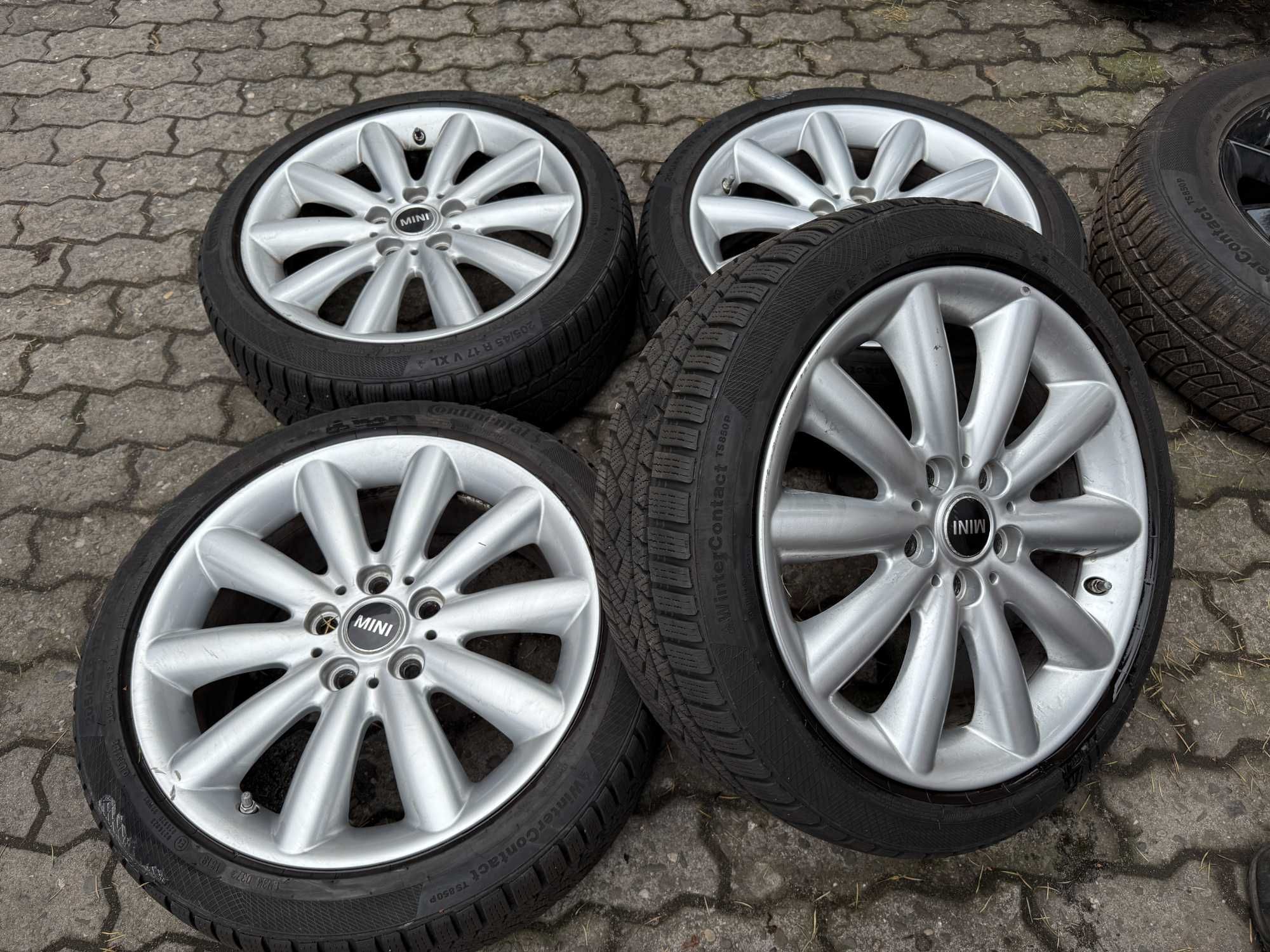 Felgi aluminiowe 17" 5x112 Mini F55 F56 F57 z oponami zimowymi
