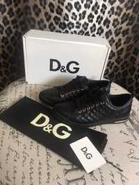 Oryginalne trampki adidasy pikowane dolce&gabbana d&g rozmiar 38