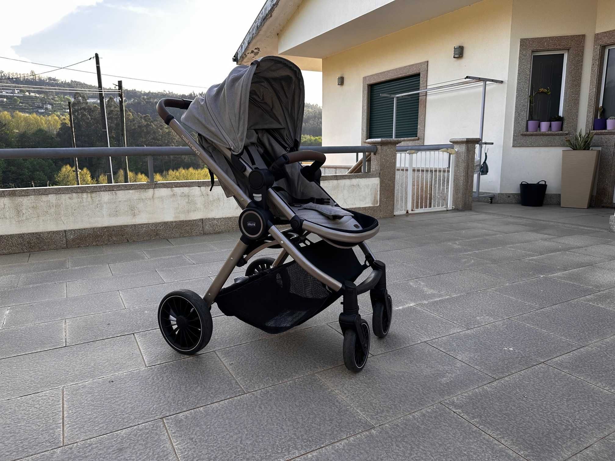Carrinho de Passeio Chicco Trio Best Friend Pro i-Size