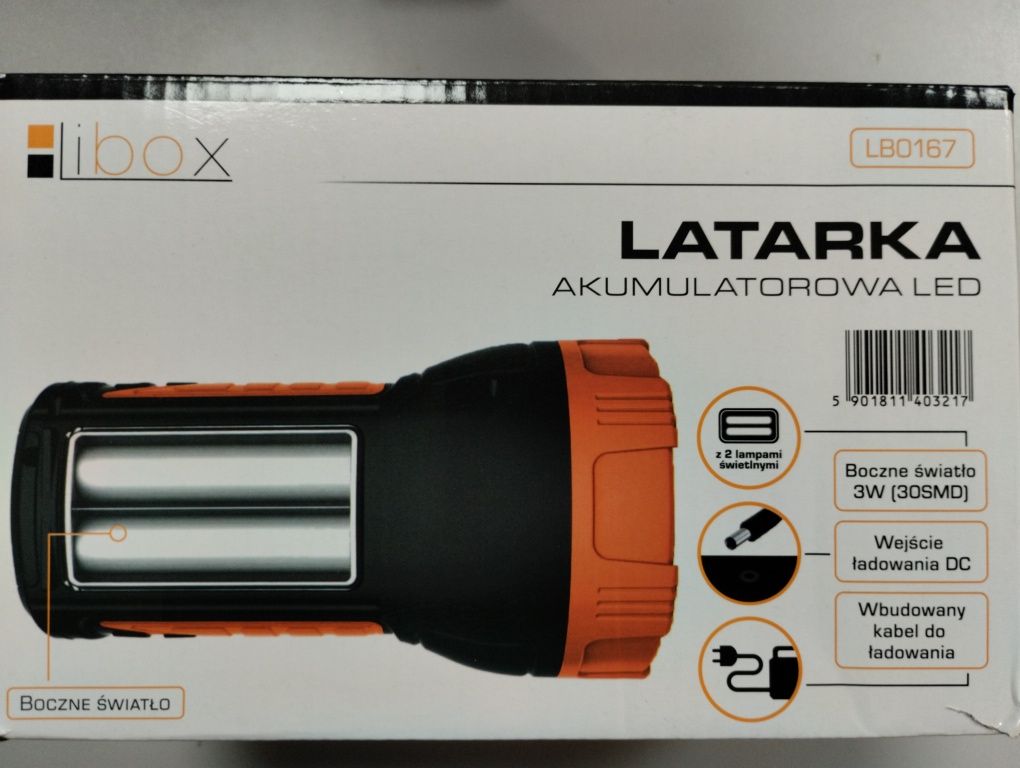 Ліхтар акумуляторний Libox LBO167-LED 1.6W