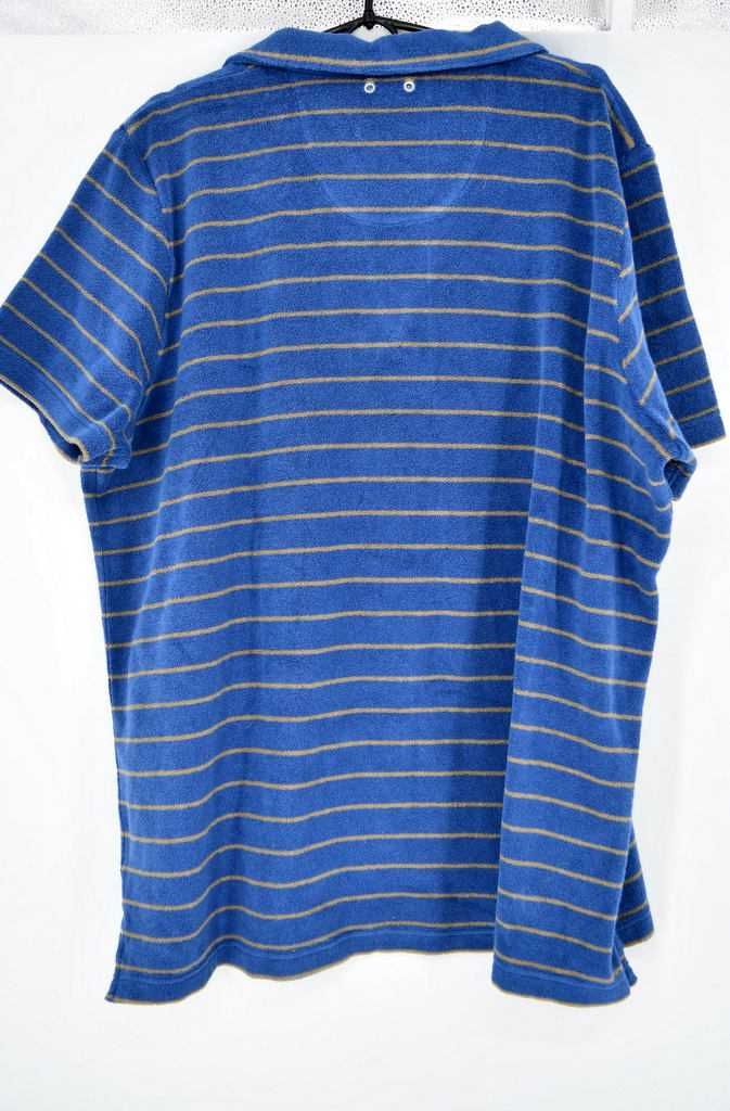 Grubsza koszulka polo z frotki Façonnable 3XL