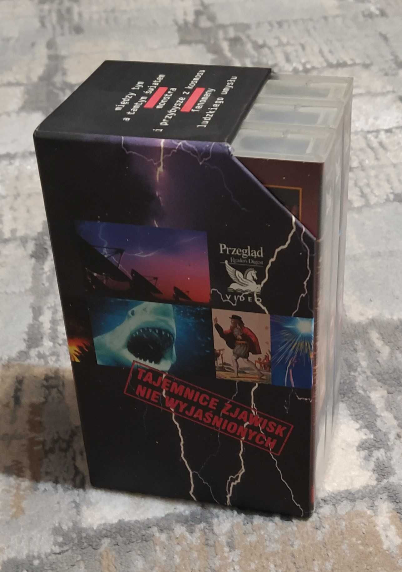 Tajemnice zjawisk niewyjaśnionych - 3 kasety VHS