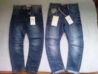 2 szt. NOWE spodnie,jeansy RESERVED r.116 i 122 chinos